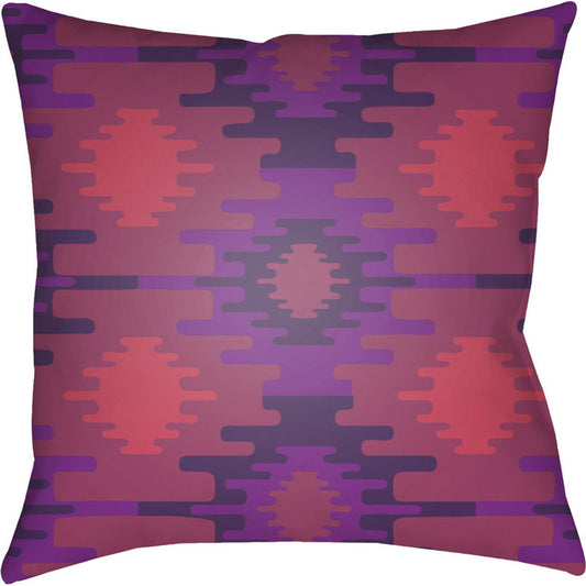 Yindi Indoor/Outdoor Pillow by Livabliss. Made from front: 100% polyester, back: 100% polyester in a eclectic & global style.