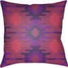 Bright Pink, Fuchsia, Bright Purple, Violet / 18" x 18"