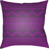 Bright Purple, Dark Purple / 18" x 18"