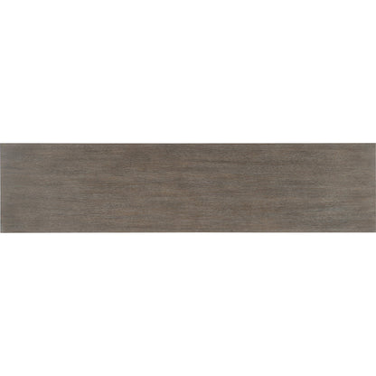 Modern Mood Entertainment Console by Hooker Furniture. Made from oak veneers, raffia in a modern style.