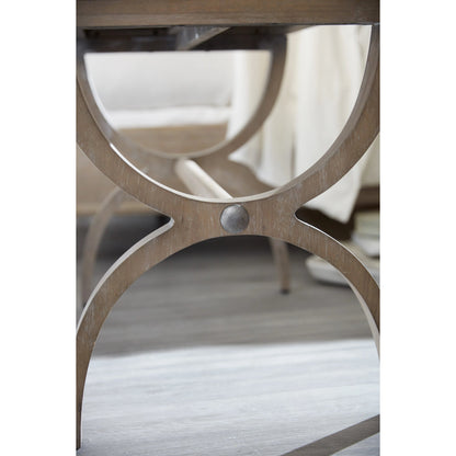 Affinity Nightstand by Hooker Furniture in greige. Made from oak veneers in a coastal style.