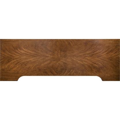 Hattie Sideboard by Jonathan Charles in medium crotch walnut. Made from celejeria veneer in a traditional style.