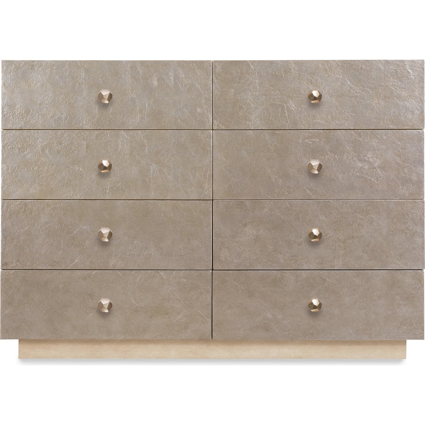 002 SI-2353969 | Additional Silo | Westwood Single Dresser by Hooker Furniture in silvers and polished limestone. Made from oak veneers in a modern style.