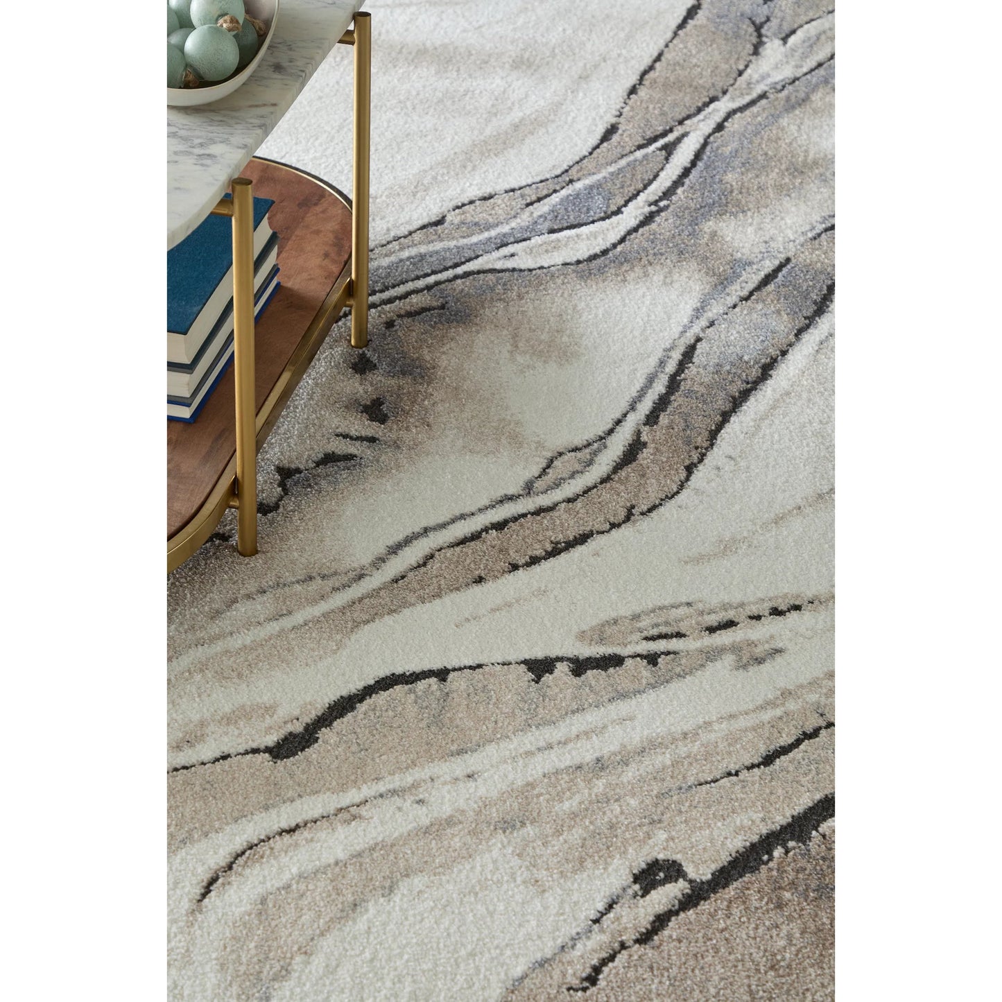 007 SI-2635537,SI-2635538,SI-2635539,SI-2635540,SI-2635541 | Lifestyle | Gilmore GIL39URF Rug by Feizy in ivory, gray, black. Made from polypropylene in a unique style.
