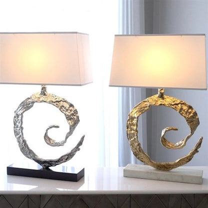 Swirl Lamp by Global Views. Made from unique in a modern style.