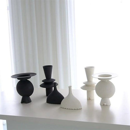 Adelyn Geometric Vase by Global Views. Made from ceramic in a eclectic & global style.