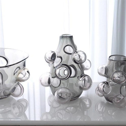 Bubbled Vase by Global Views. Made from artglass in a eclectic & global style.