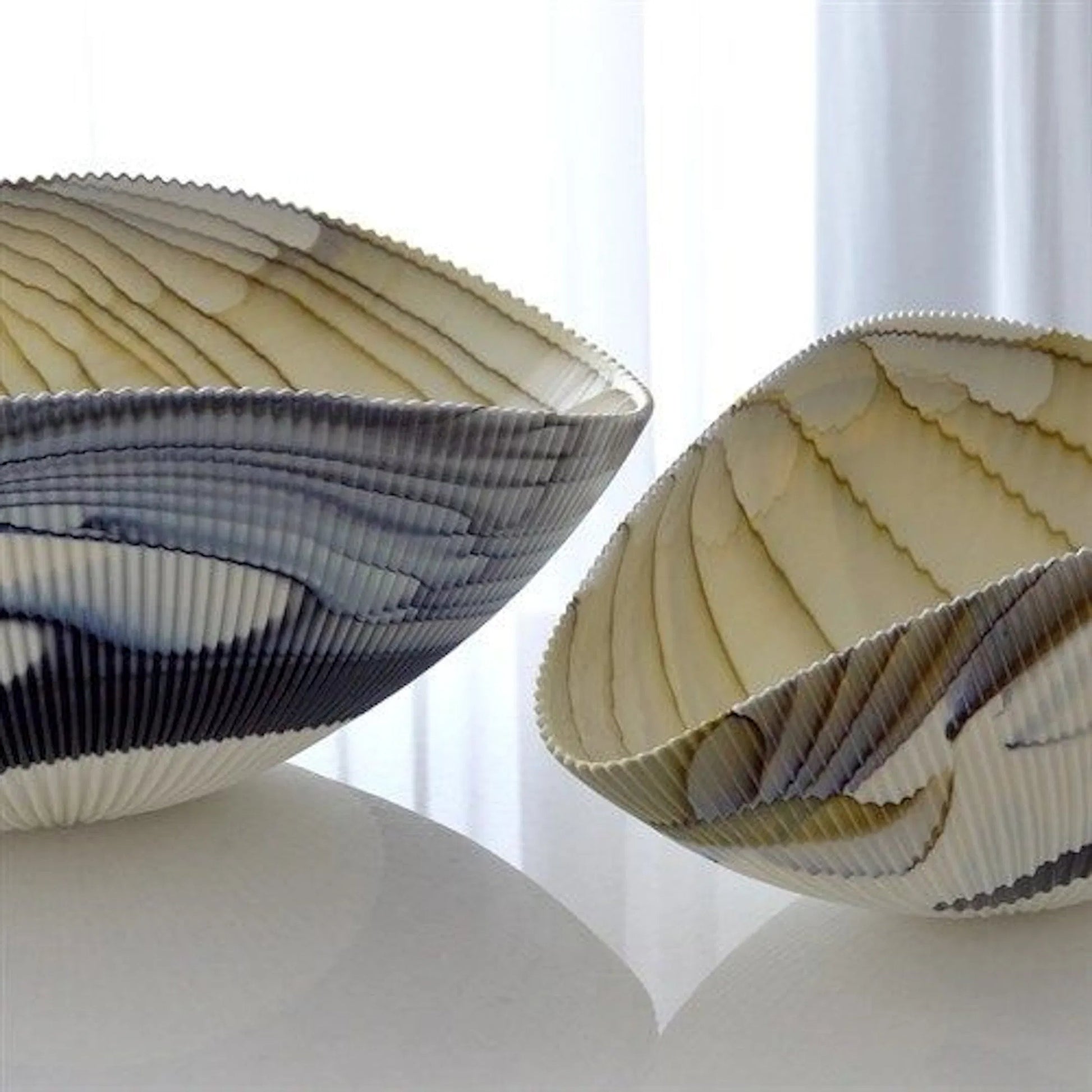 Pleated Bowl by Global Views. Made from unique in a eclectic & global style.