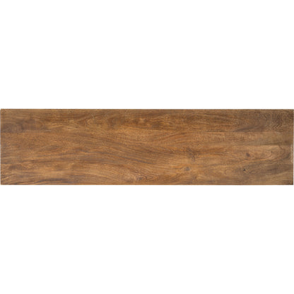 Commerce & Market Vortex Credenza by Hooker Furniture in medium wood, gray slate. Made from mango solids, iron in a unique style.