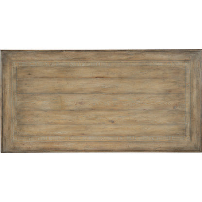 Castella Writing Desk by Hooker Furniture in antique slate. Made from pecan, quartered walnut, quartered black walnut, quartered ash, maple veneers in a traditional style.