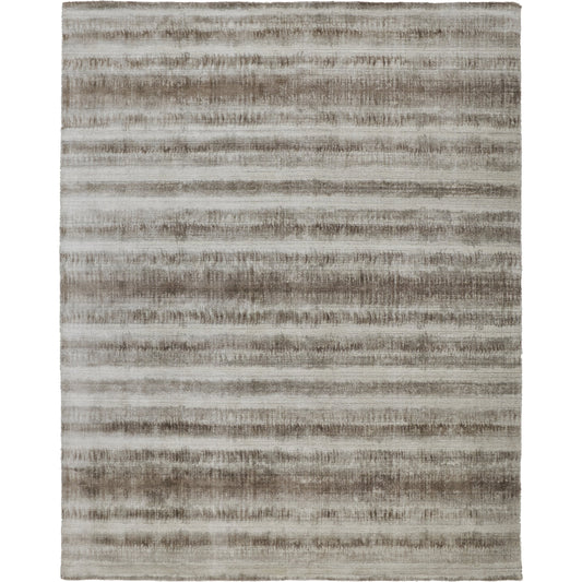 Mackay Transitional Stripes Rug - 8824F by Feizy. Made from viscose, wool in a unique style.