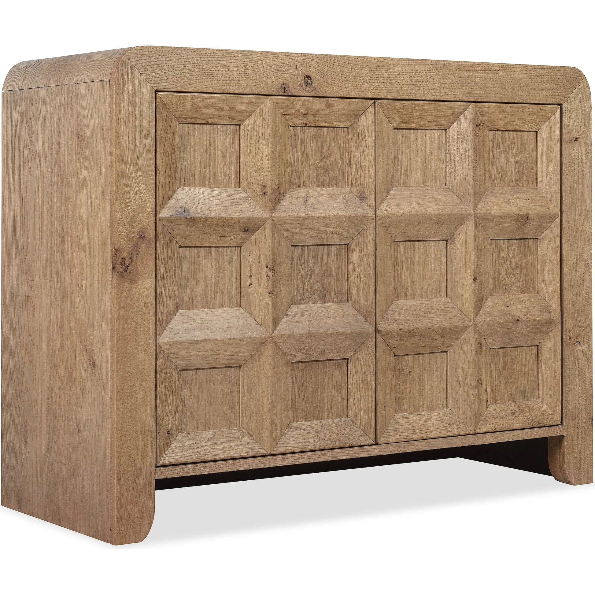Commerce and Market Haven Accent Chest by Hooker Furniture in medium wood and natural oak. Made from oak solids, oak veneers in a unique style.