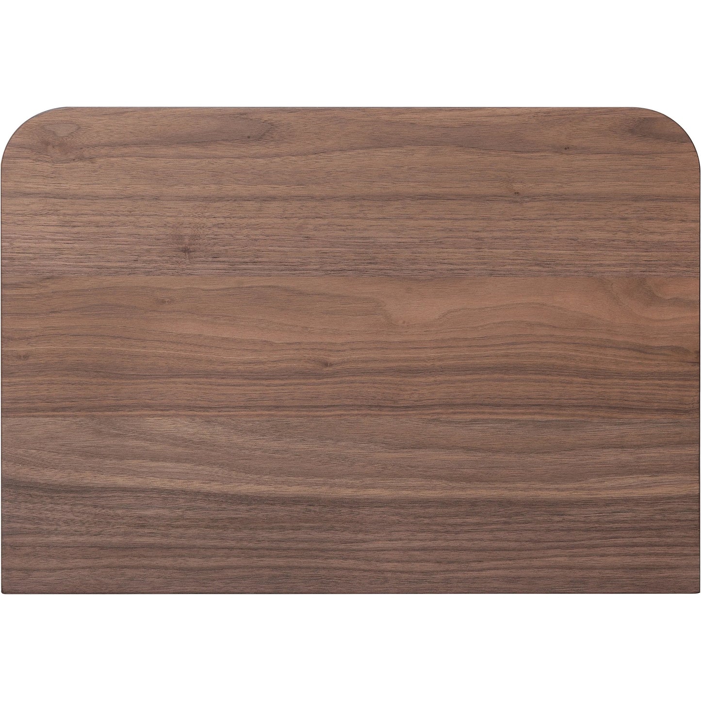 006 SI-2253995 | Additional Silo | Round Off Small Nightstand by Moe's Home Collection in natural walnut. Made from walnut veneer, mdf, rubbwrwood base in a transitional style.