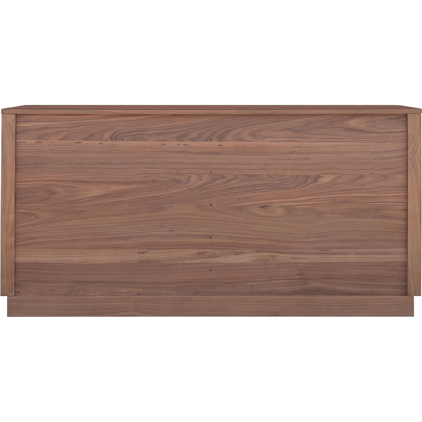 004 SI-2253994 | Additional Silo | Round Off Dresser by Moe's Home Collection in natural walnut. Made from walnut veneer, mdf, rubberwood base in a transitional style.