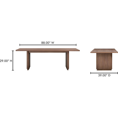 Round Off Dining Table by Moe's Home Collection. Made from unique in a transitional style.