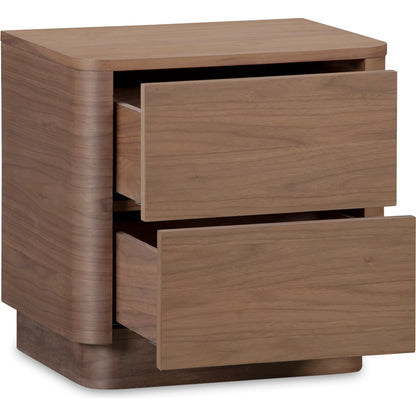 Round Off Tall Nightstand by Moe's Home Collection. Made from unique in a transitional style.