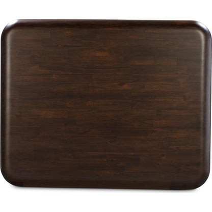 Rowan Coffee Table by Moe's Home Collection in walnut. Made from solid acacia in a traditional style.