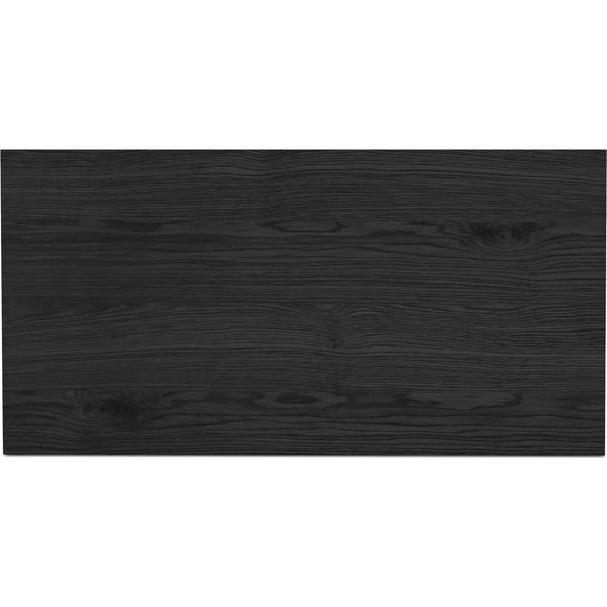 Charlotte Cabinet by Moe's Home Collection in black ash, natural ash, oak. Made from solid ash door frame, drawer handle, ash veneer over mdf body, oak veneer shelf, inner drawer, rubber wood base, 5mm tempered glass in a