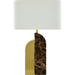 Yuruga Accent Table Lamp by Surya. Made from marble, iron, linen, polyester in a modern style.