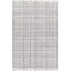 Pale Blue, Ivory, Dark Brown, White / 2' x 3'