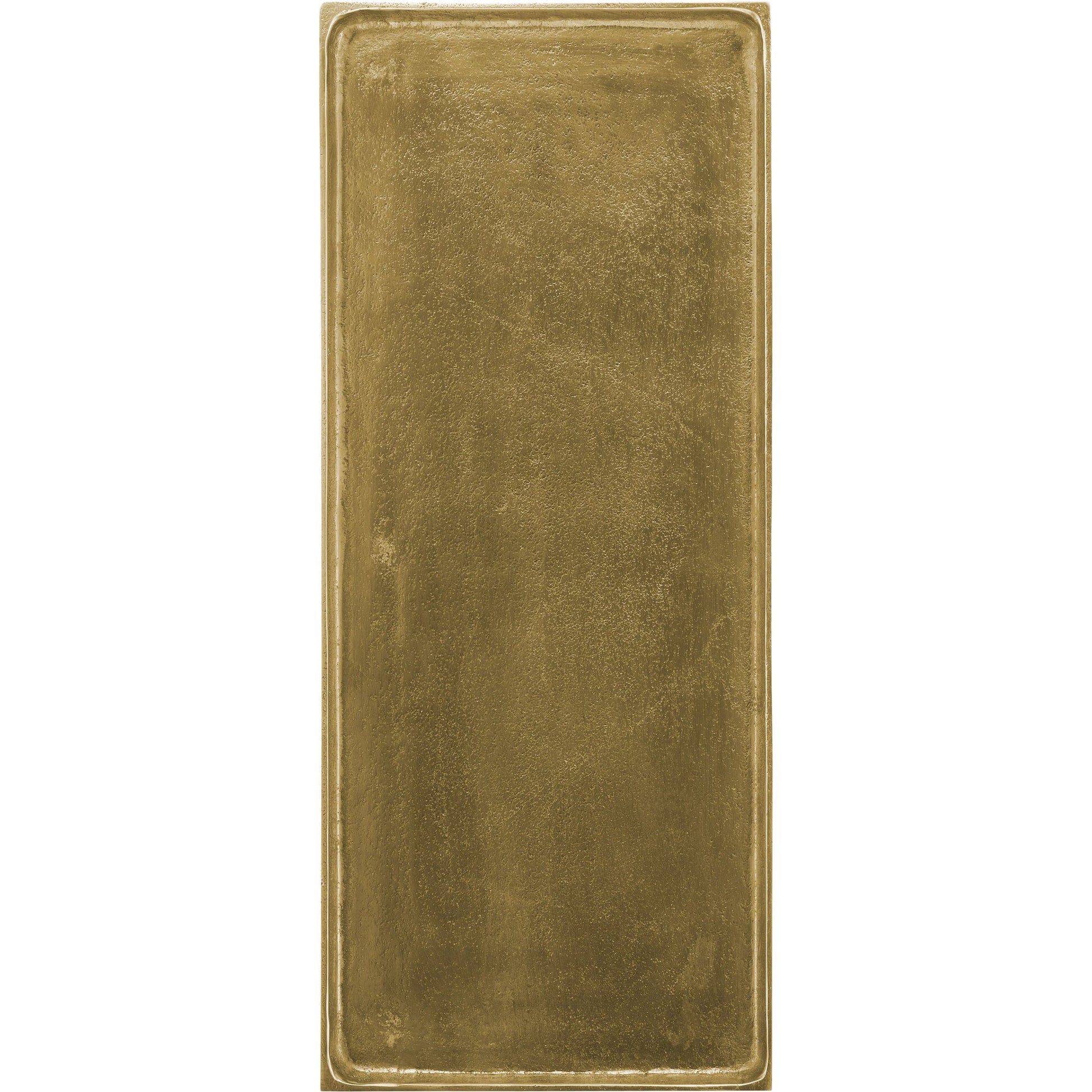 Boyles Brass Side Table by Currey and Company in antique brass, black. Made from cast aluminum, iron in a transitional style.