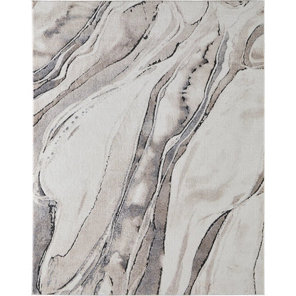 Gilmore GIL39URF Rug by Feizy in ivory, gray, black. Made from polypropylene in a unique style.