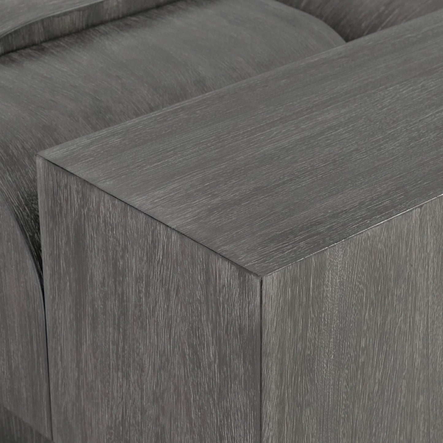 006 SI-2513389 | Closeup | Basi Cocktail Table by Bernhardt in bracken. Made from wood in a modern style.