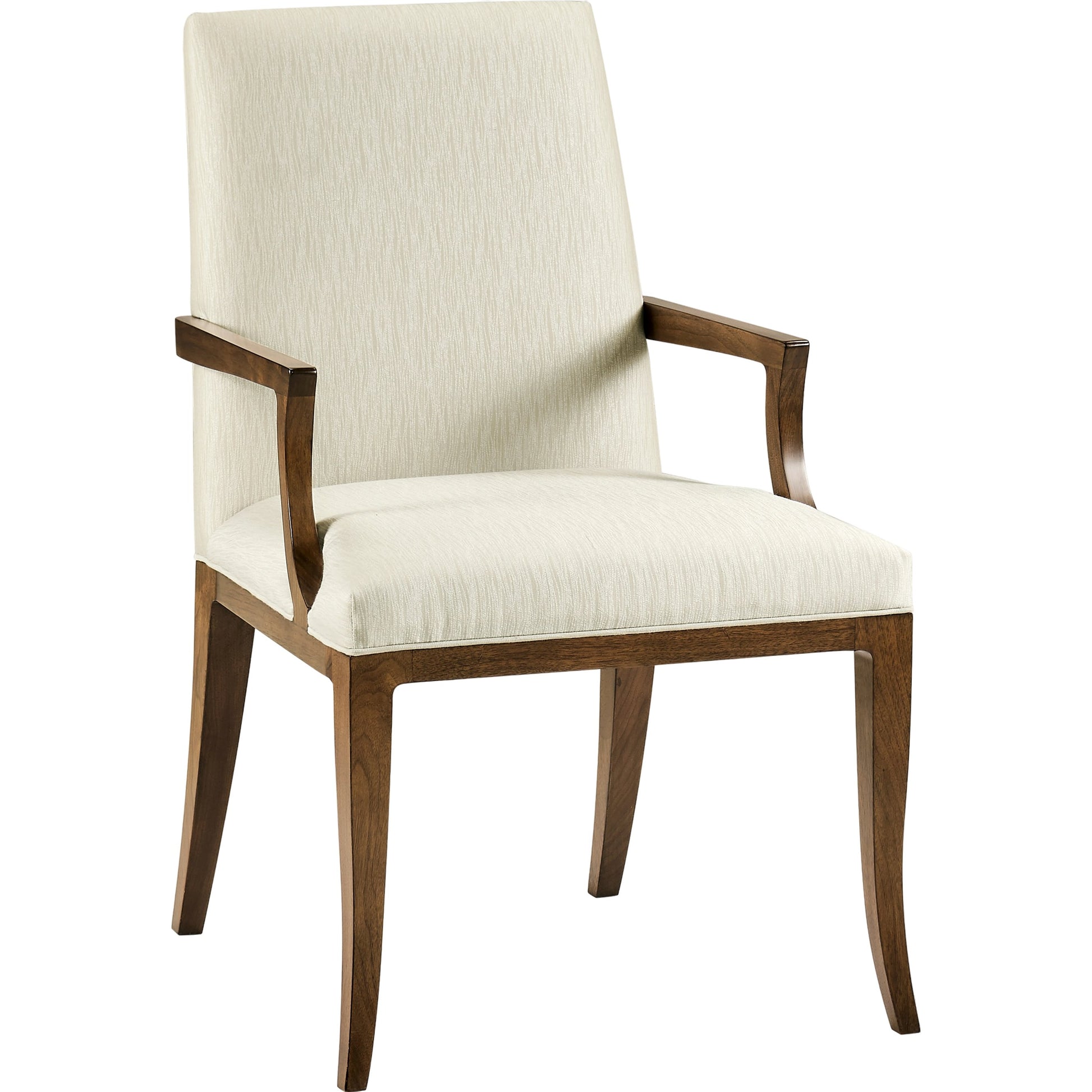 Toulouse Arm Chair by Jonathan Charles in walnut. Made from walnut in a modern style.