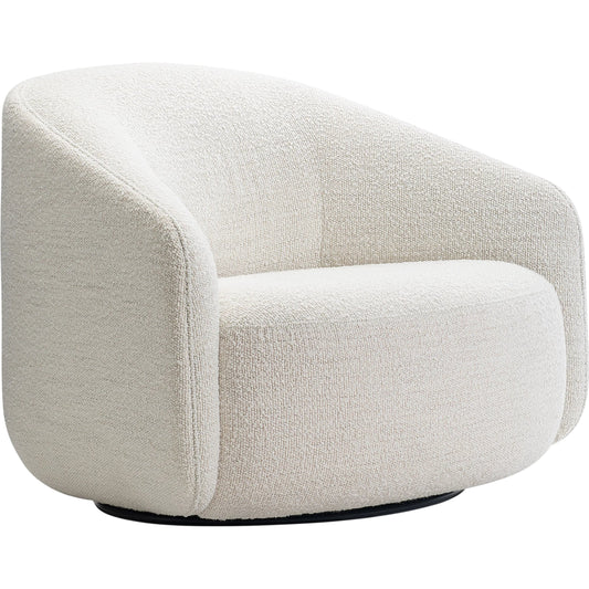 Loft Devon Fabric Swivel Chair by Bernhardt in white, cream. Made from fabric in a unique style.