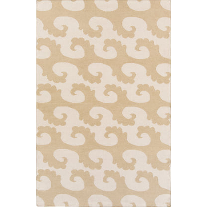 Yacht Club YTC-2012 Indoor/Outdoor Rug by Surya in tan, beige. Made from 100% wool in a unique style.