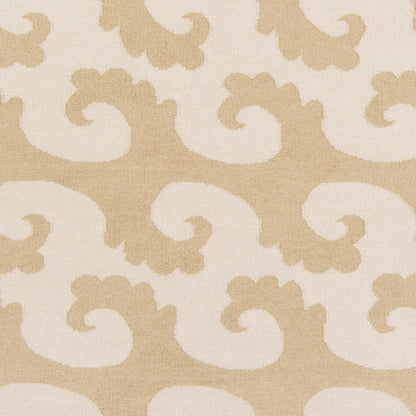 Yacht Club YTC-2012 Indoor/Outdoor Rug by Surya in tan, beige. Made from 100% wool in a unique style.
