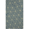 Blue, Taupe / 2' x 3'