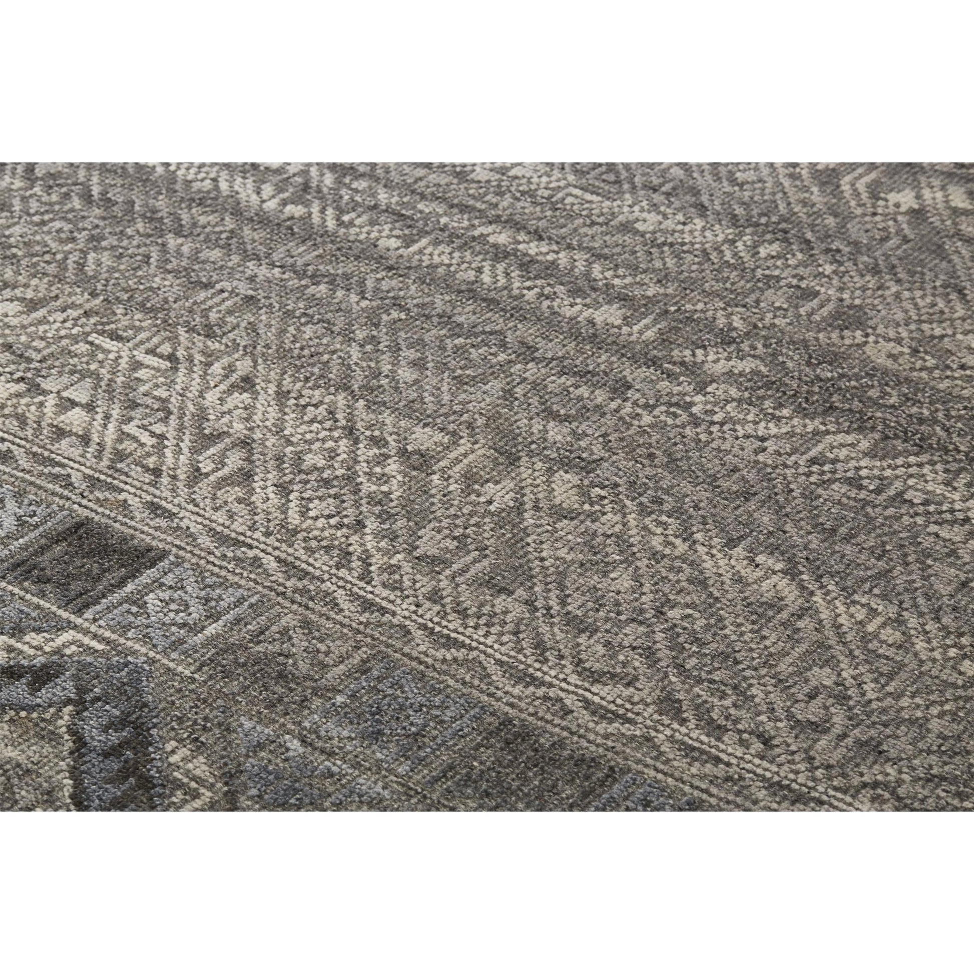 Payton Transitional Diamond Rug - 6495F by Feizy. Made from viscose, wool in a unique style.