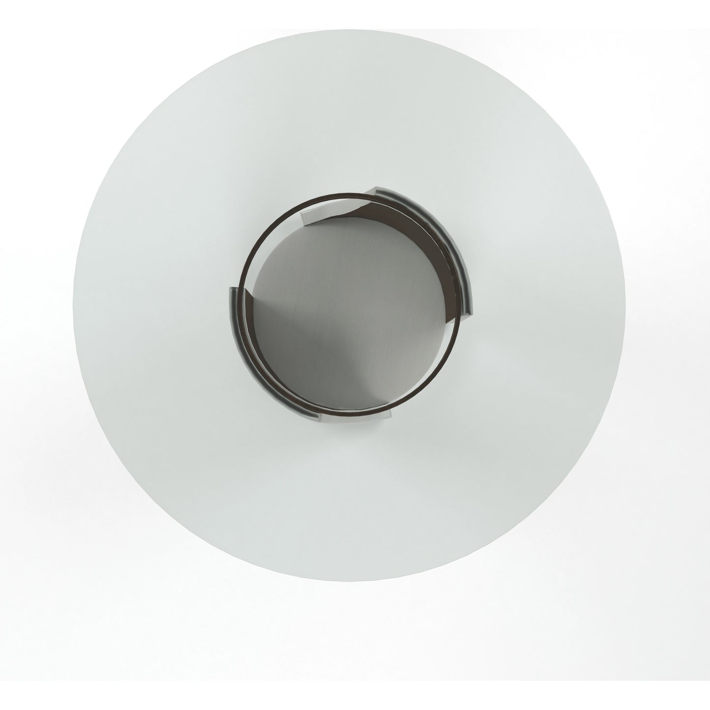 003 SI-2064949 | Additional Silo | Blanc Round Dining Table by A.R.T. Furniture in alabaster, burnished bronze. Made from parawood solids, resin, metal, glass in a modern style.