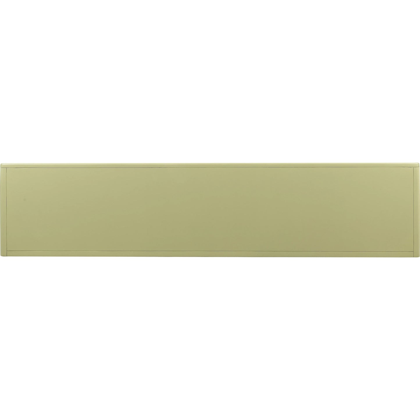 002 SI-2458544 | Additional Silo | Commerce and Market Into the Woods Credenza by Hooker Furniture in green painted, gold metal. Made from metal tube, alder solids, basswood veneers, resin in a modern style.