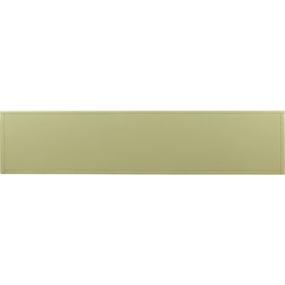 Commerce and Market Into the Woods Credenza by Hooker Furniture in green painted, gold metal. Made from metal tube, alder solids, basswood veneers, resin in a modern style.