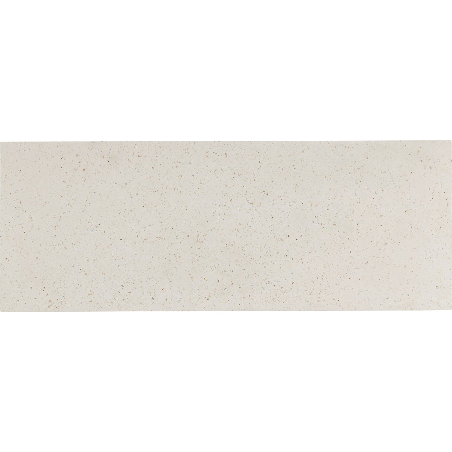 002 SI-2191683 | Additional Silo | Carson Bench by Currey and Company in ivory terrazzo. Made from concrete, stone, shell in a modern style.