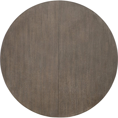 Modern Mood Round Dining Table by Hooker Furniture. Made from oak veneers, metal in a modern style.