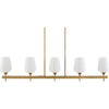Metallic Brass, White