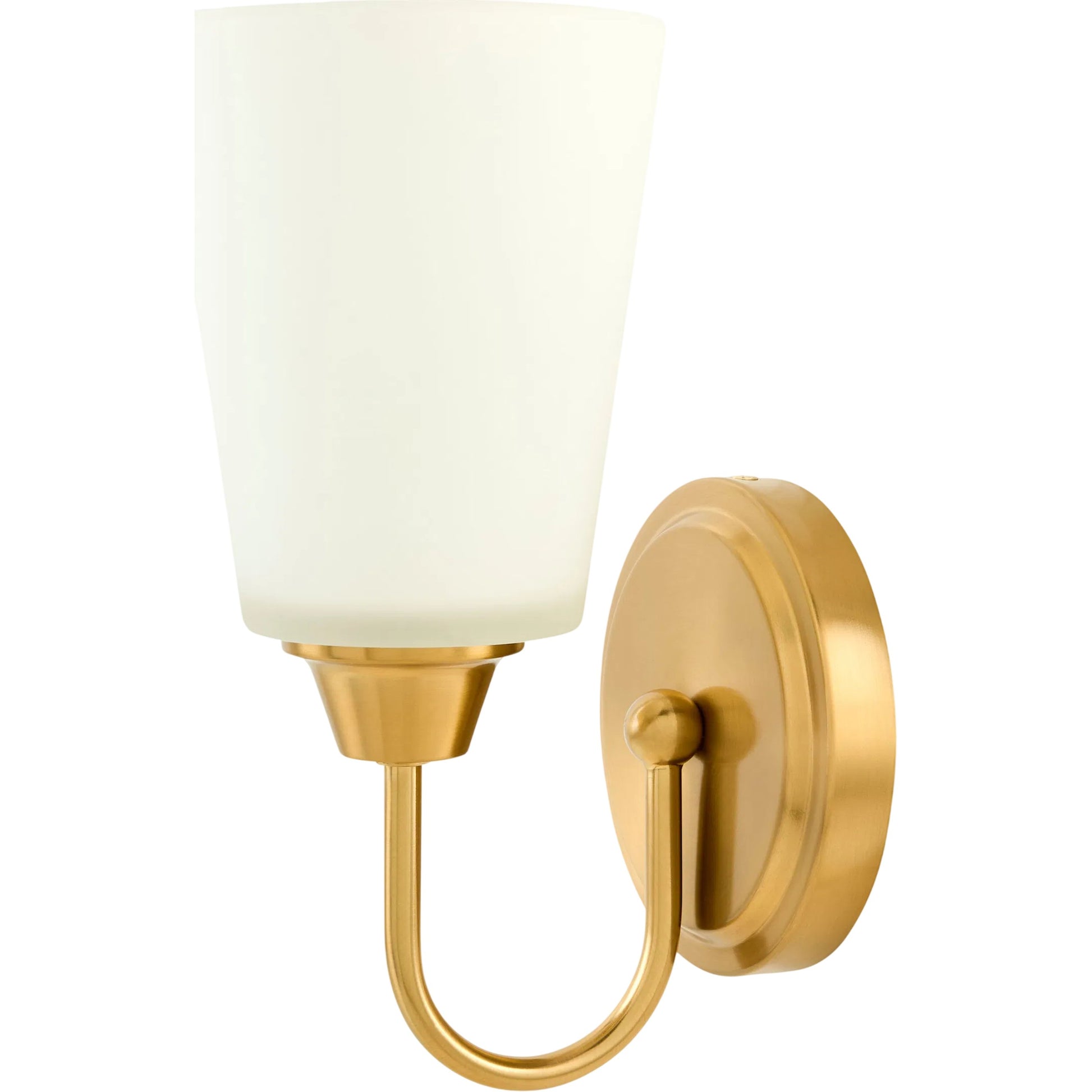 Yueva Wall Sconce by Livabliss in metallic brass, clear, translucent and electroplated. Made from iron, glass in a unique style.