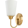 Metallic Brass, White