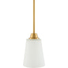 Metallic Brass, White