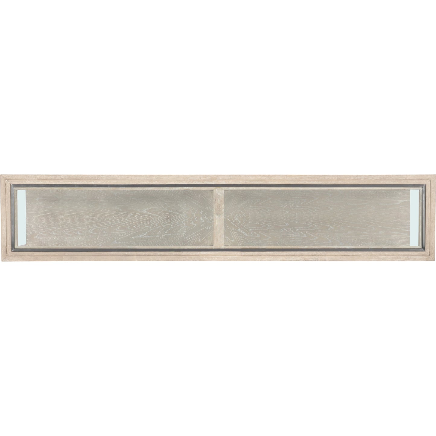003 SI-2028943 | Additional Silo | Nouveau Chic Console Table by Hooker Furniture in sandstone. Made from oak veneers, tempered glass, metal in a modern style.