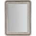 Modern Mood Raffia Landscape Mirror by Hooker Furniture. Made from wood, mirror, metal, raffia in a modern style.