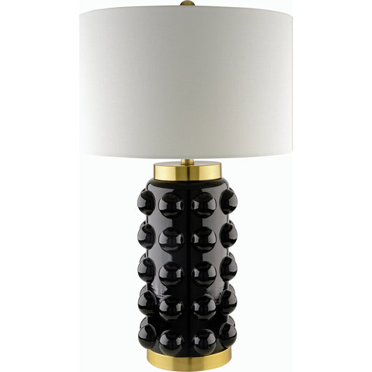 Yume Accent Table Lamp - 535854 by Surya in platedpaintedplated. Made from glass, iron, linen in a modern style.