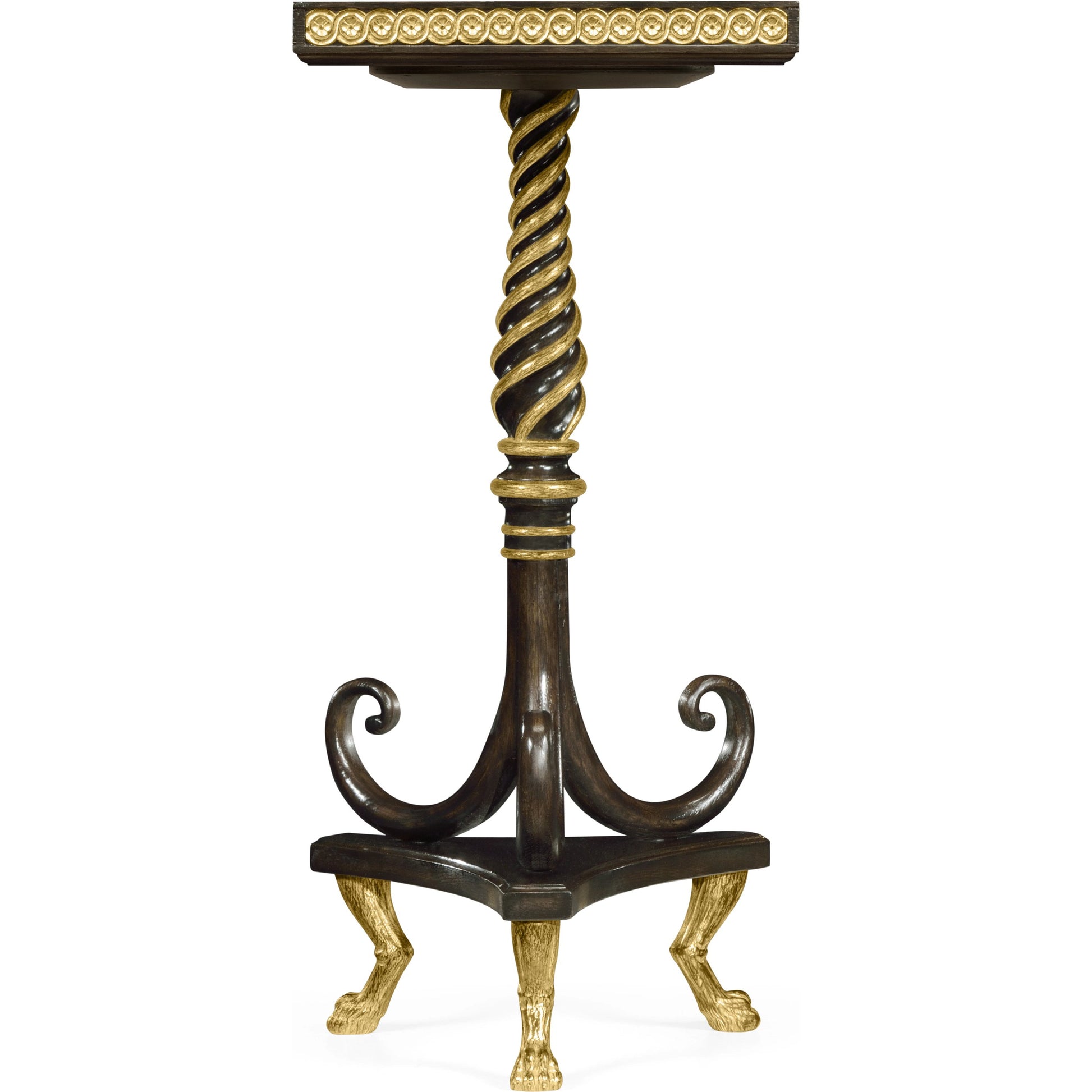 Buckingham End Table by Jonathan Charles in grey and charcoal wash. Made from oak in a traditional style.