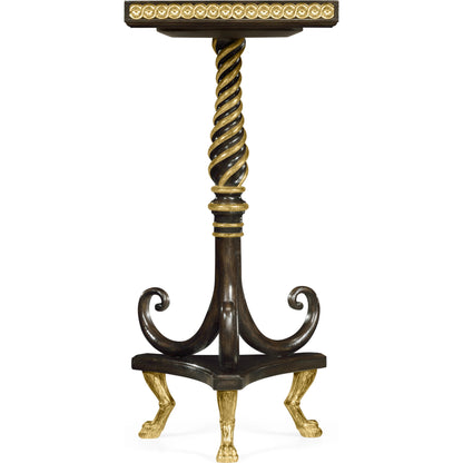 Buckingham End Table by Jonathan Charles in grey and charcoal wash. Made from oak in a traditional style.