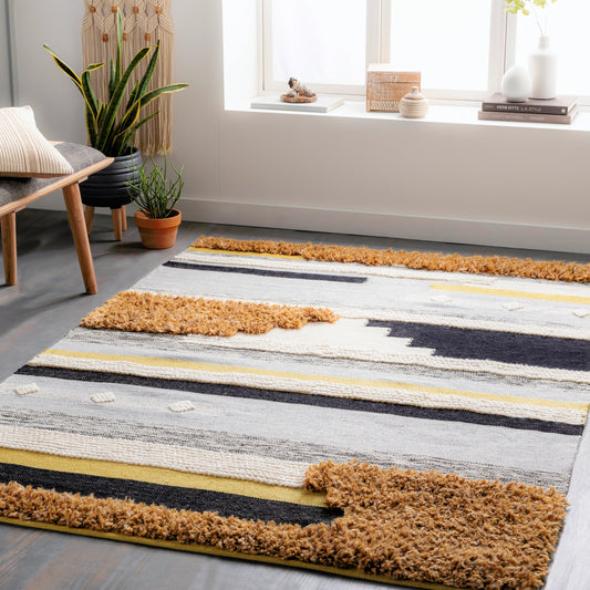 Yuva Rug - 26545 by Surya. Made from 100% recycled pet yarn in a unique style.