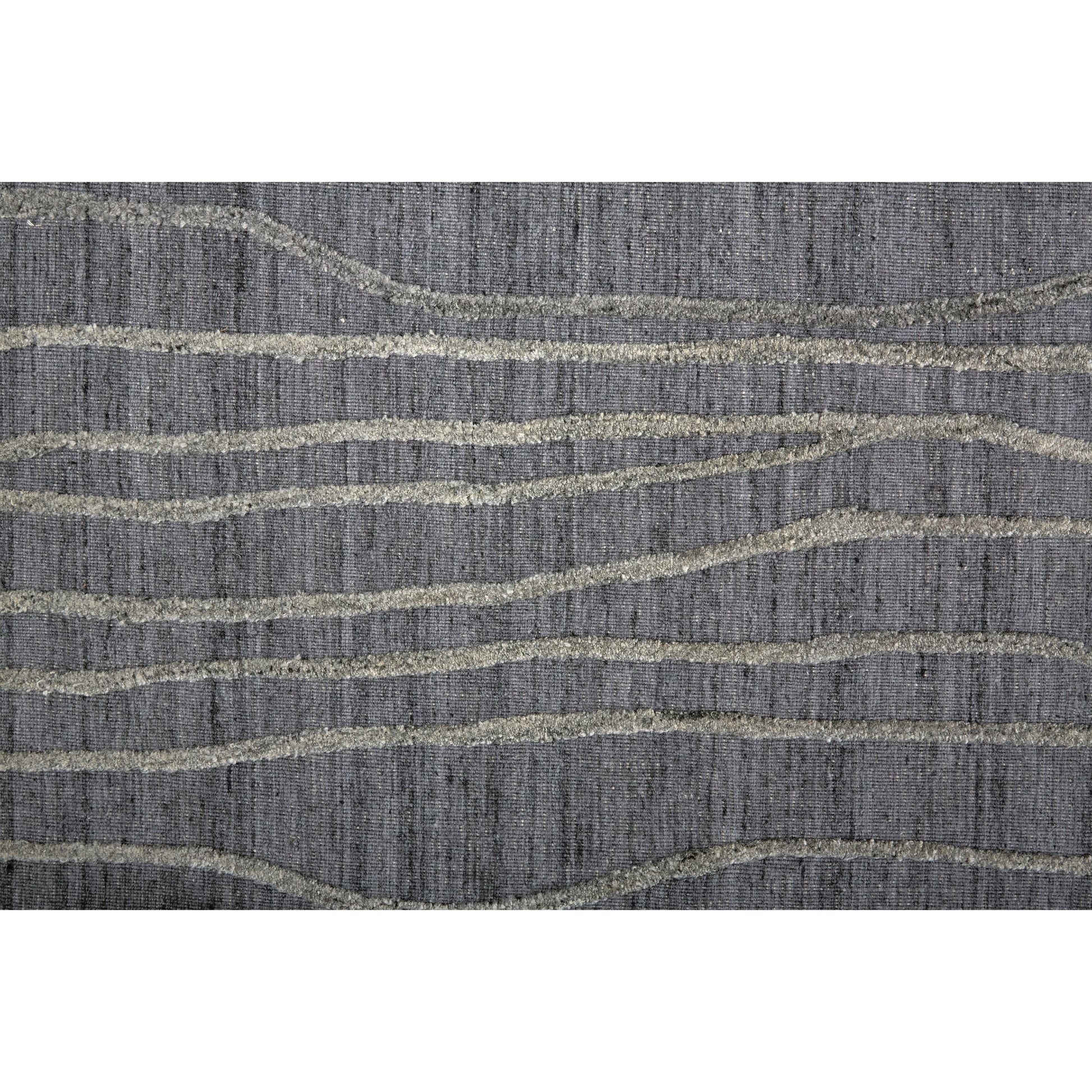 Haverhill Transitional Solid Rug - T07T8000 by Thom Felicia by Feizy Rugs in gray, silver. Made from viscose, wool in a unique style.