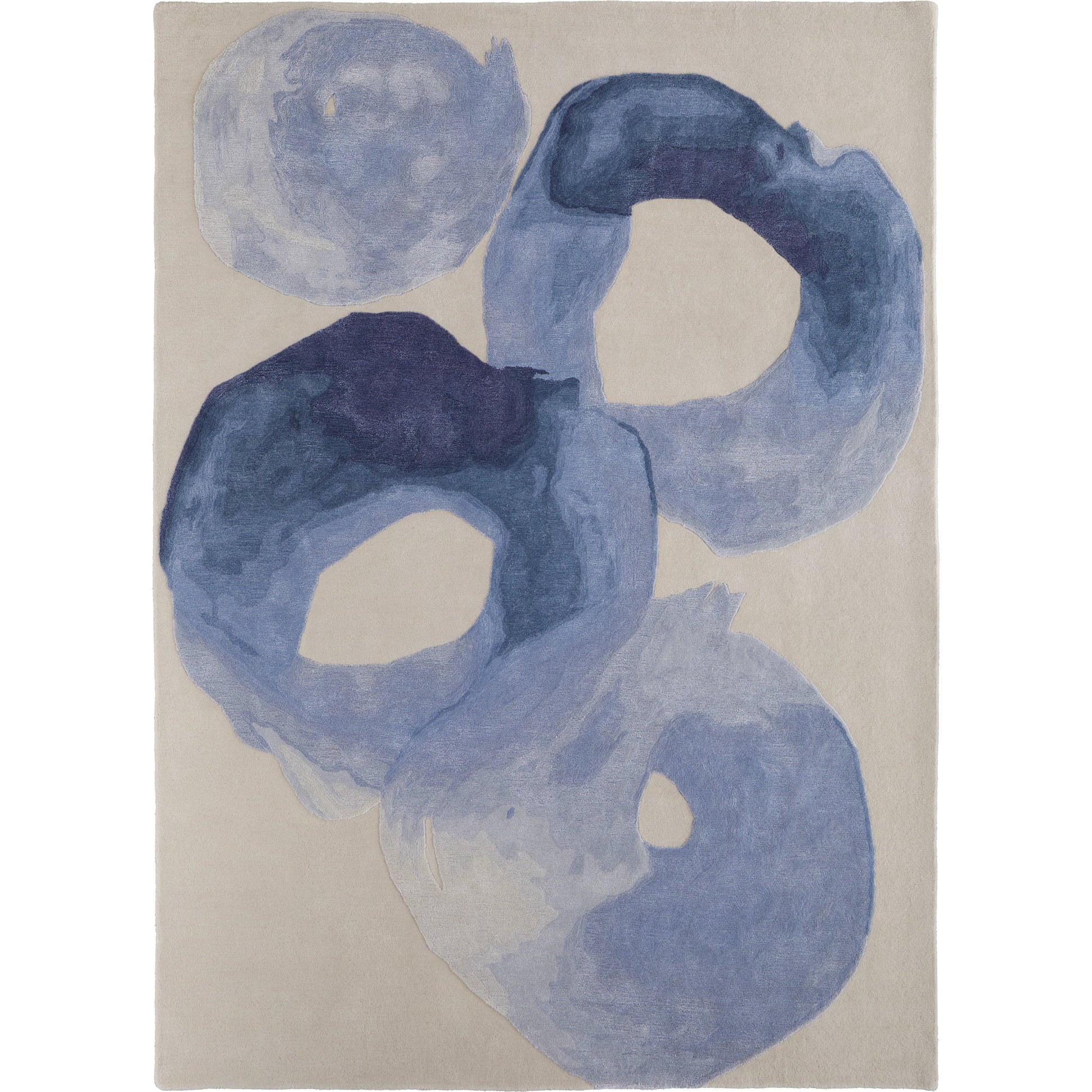Anya Transitional Rug - 8887F by Feizy in blue, ivory. Made from wool, viscose in a unique style.
